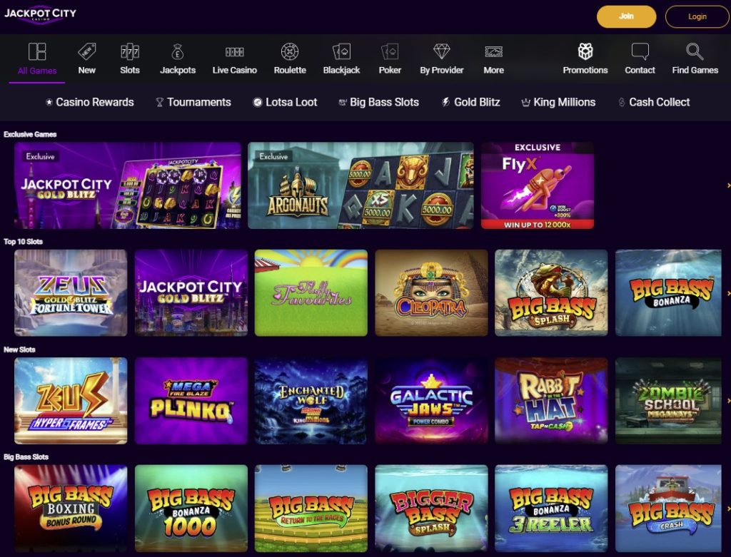 Top UK Casino Sites - Jackpotcity