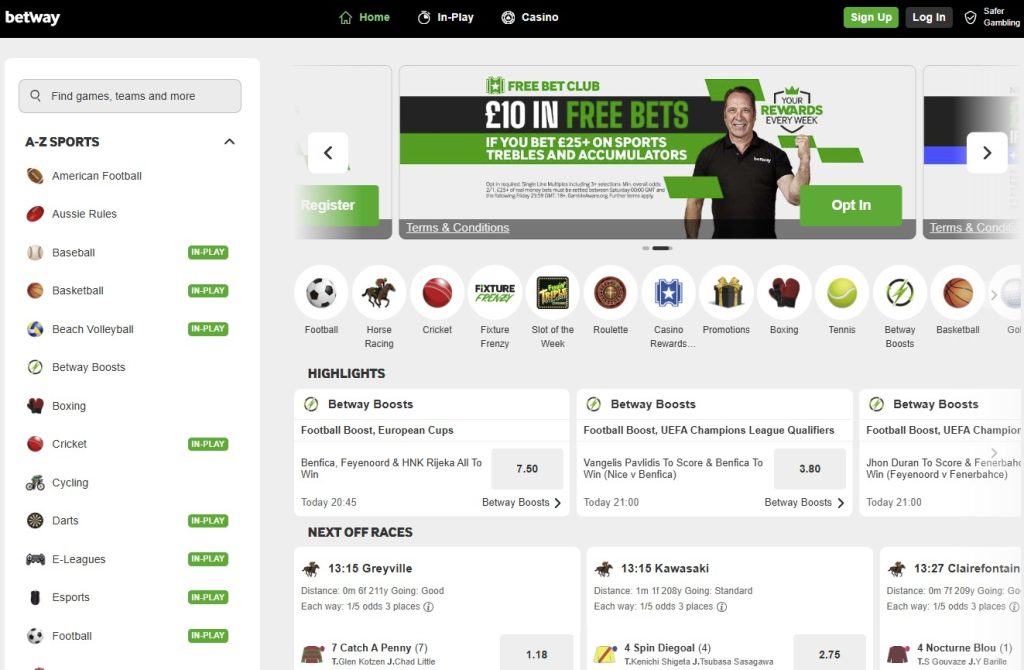 betway - top UK betting sites